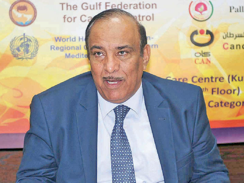  رئيس مجلس إدارة الحملة الوطنية للتوعية بمرض السرطان (كان)، واستشاري الأورام د. خالد الصالح
