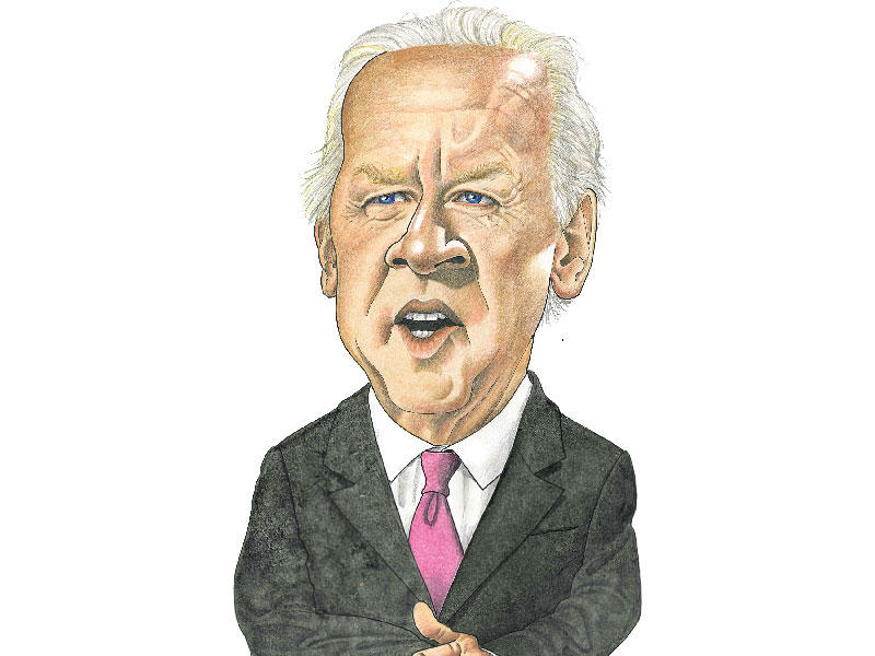 نائب الرئيس السابق جو بايدن، المرشح في السباق الديمقراطي لاختيار منافس للرئيس الجمهوري دونالد ترامب