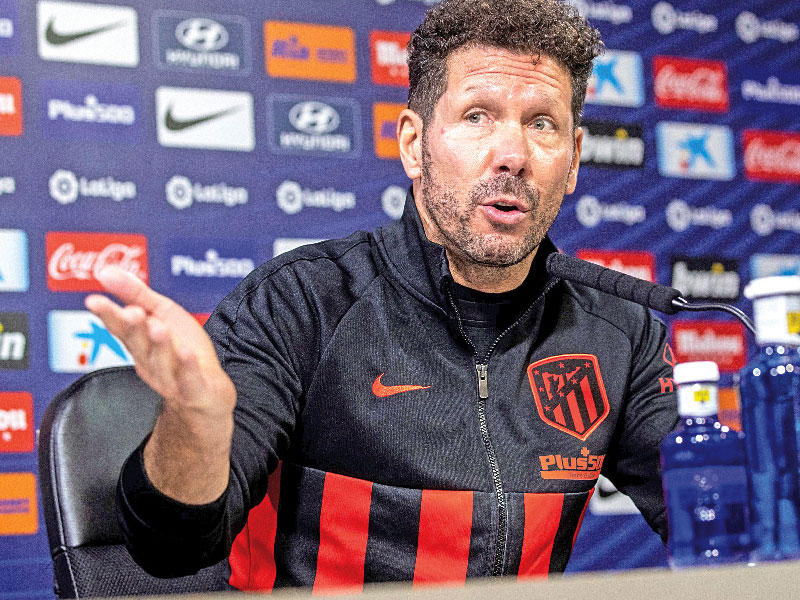 مدرب أتلتيكو مدريد  دييغو سيميوني