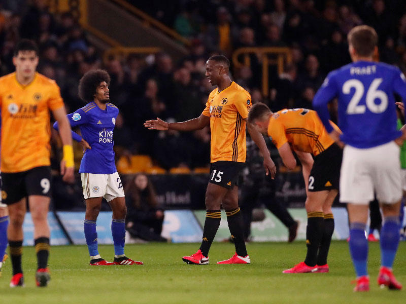 جانب من احد مباريات ليستر سيتي السابقة