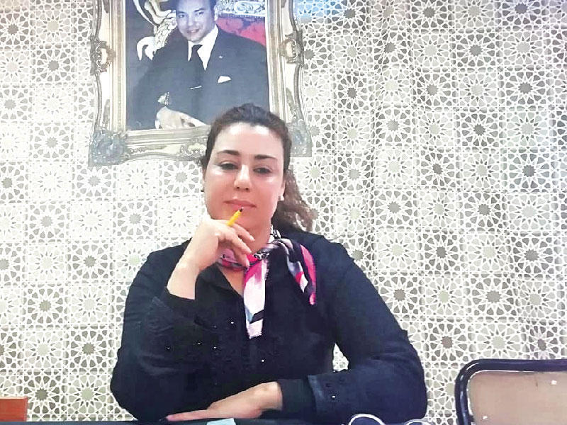 الأديبة المغربية راضية العمري