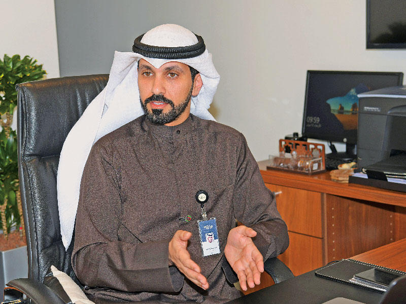  مدير مركز نظم المعلومات في بنك الائتمان حمود المحيميد  (تصوير ميلاد غالي)