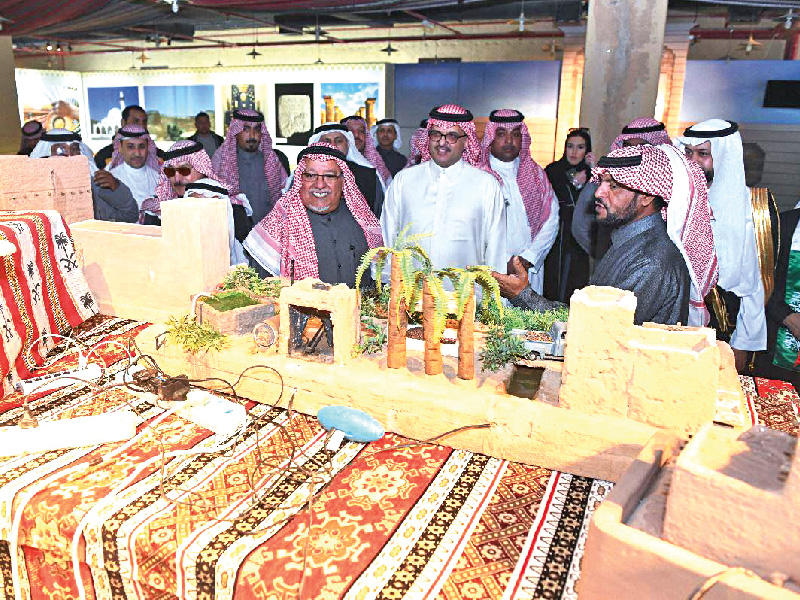 الجناح السعودي بالقرية التراثية