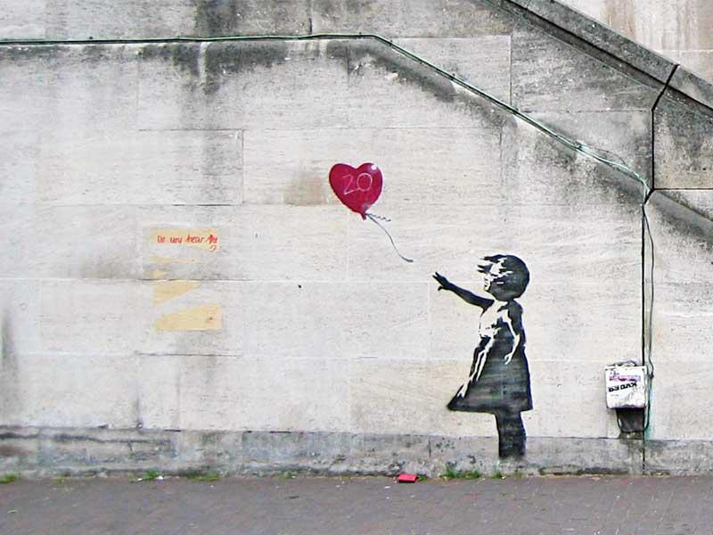 من أعمال بانكسي 