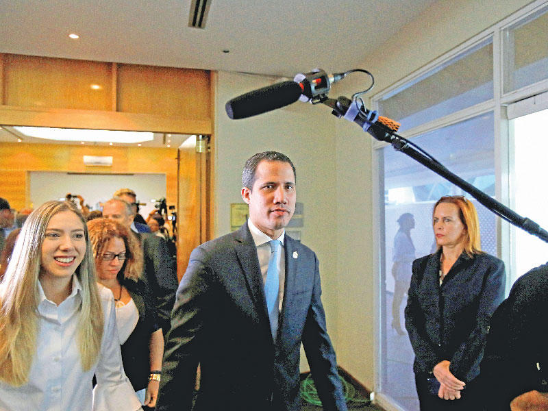 واشنطن تطالب بإطلاق خال زعيم المعارضة خوان غوايدو 