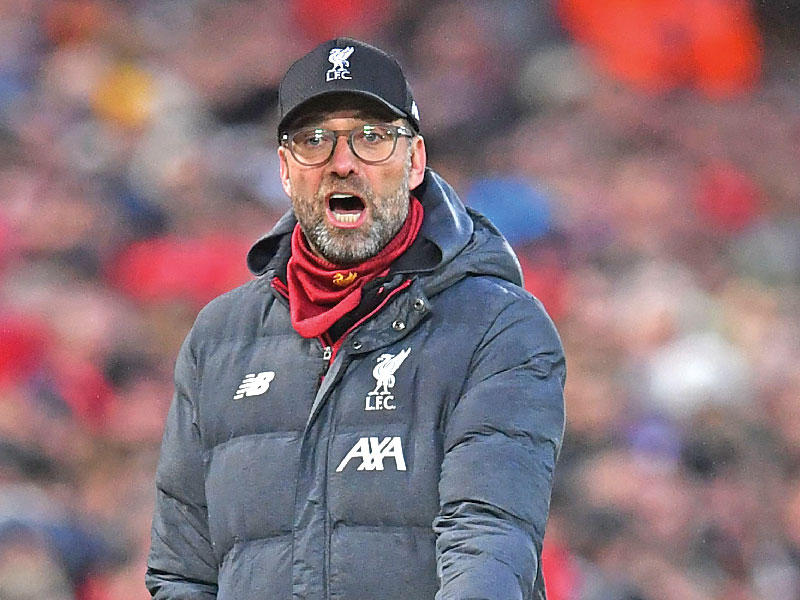 الألماني يورغن كلوب مدرب فريق ليفربول الإنكليزي لكرة القدم