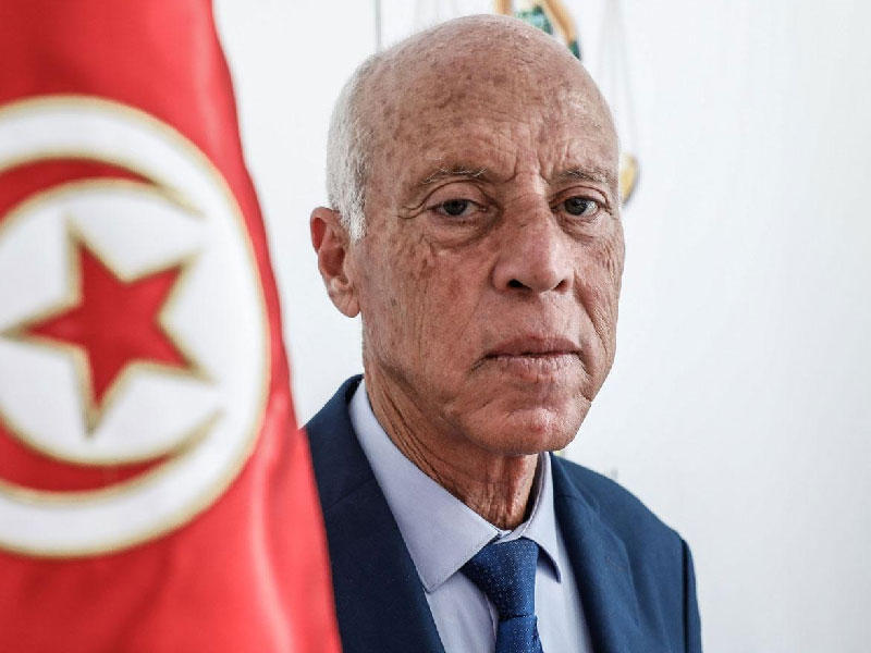  الرئيس التونسي قيس سعيد
