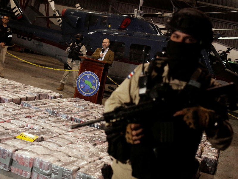 شرطة كوستاريكا تضبط أكبر كمية من المخدرات في تاريخها 