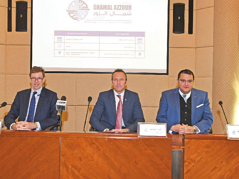 الرئيس التنفيذي في شركة شمال الزور الأولى، بول فرين مترئساً العمومية