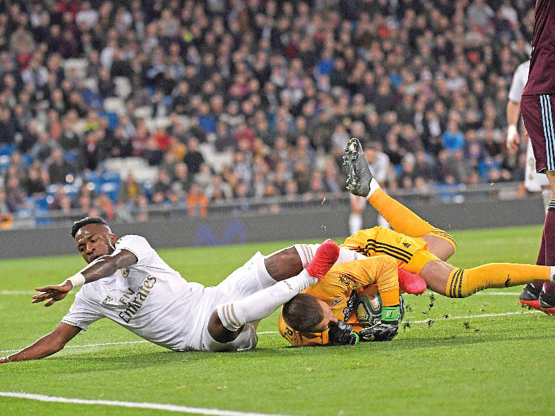 جانب من مباراة ريال مدريد وسلتا فيغو