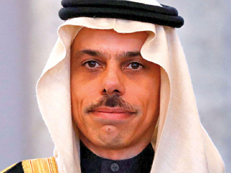  وزير الخارجية السعودي الأمير فيصل بن فرحان آل سعود
