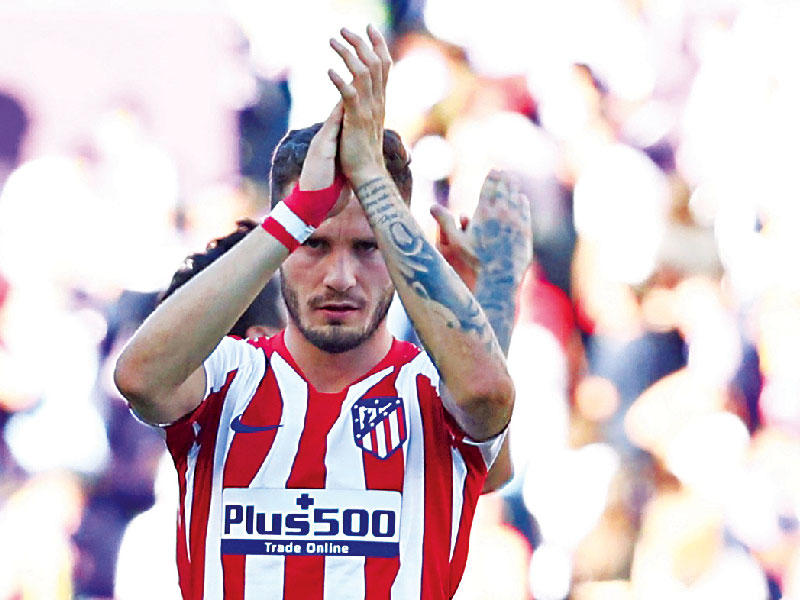 لاعب وسط أتلتيكو مدريد الإسباني ساؤول نييغيز