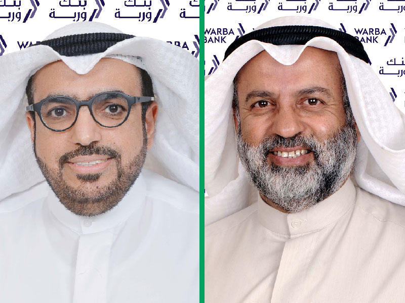  رئيس مجلس الإدارة في «وربة» عبدالوهاب الحوطي و الرئيس التنفيذي في «وربة» شاهين الغانم