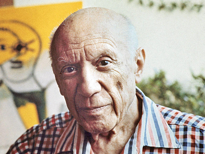 الرسام الإسباني بابلو بيكاسو 