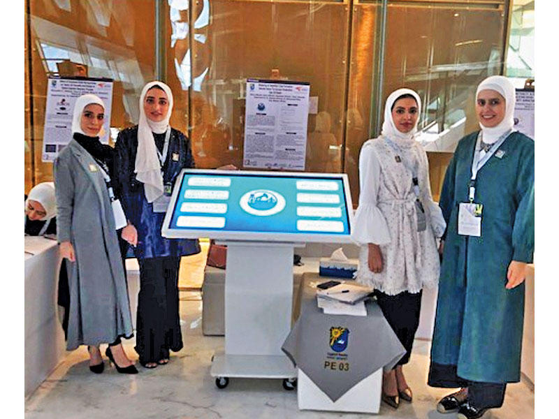 مصممات مشروع تصحيح أهم الخصائص في المجال النفطي المهنـدسـات أبرار المطيري وسلمى المطيري وبشاير الأنصاري وعبير الكندري،