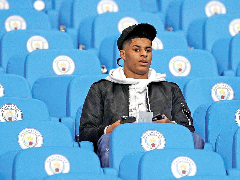 نجم مانشستر يونايتد ماركوس راشفورد 