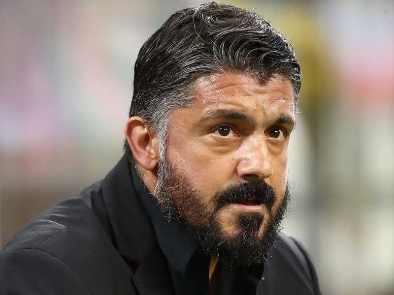 مدرب نادي نابولي الايطالي جينارو جاتوزو