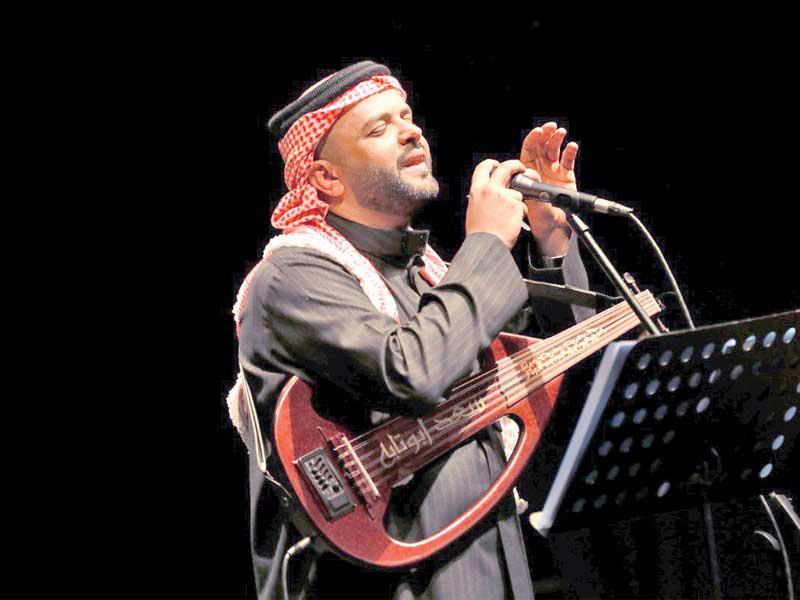 سعد بوتايه خلال الحفل