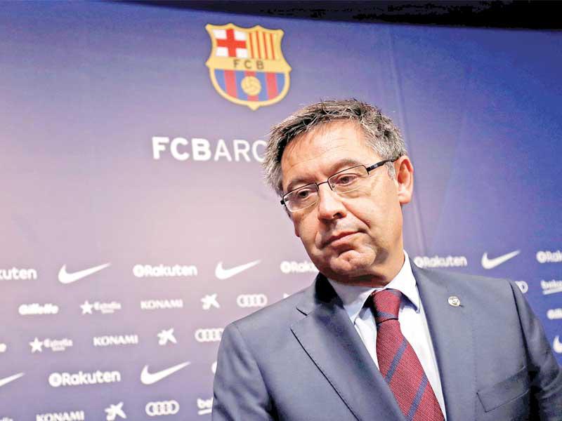 رئيس برشلونة جوسيب بارتوميو