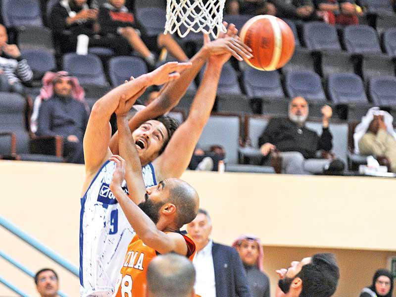 جانب من لقاء سابق بين فريقي كاظمة والجهراء