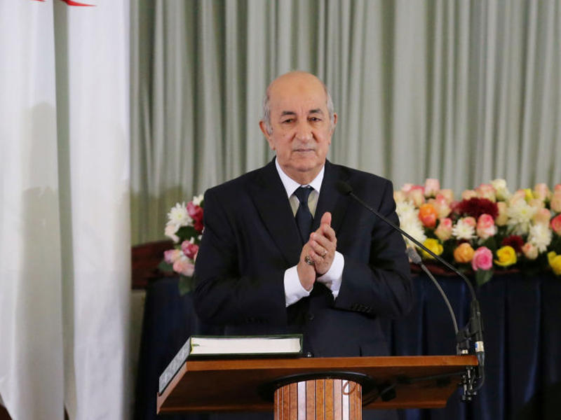 الرئيس الجزائري عبدالمجيد تبون