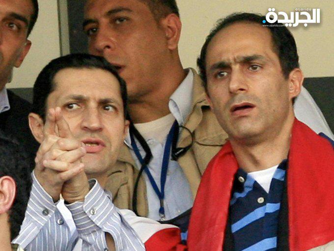 علاء وجمال مبارك نجلي الرئيس الأسبق حسني مبارك