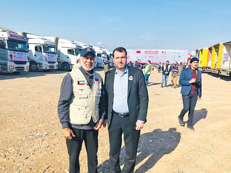 جانب من مساعدات «الرحمة»