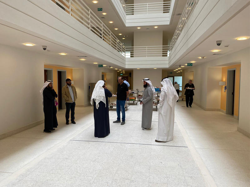 جناح العزل الذي أنجزته الصحة لمصابي «كورونا» في مستشفى جابر