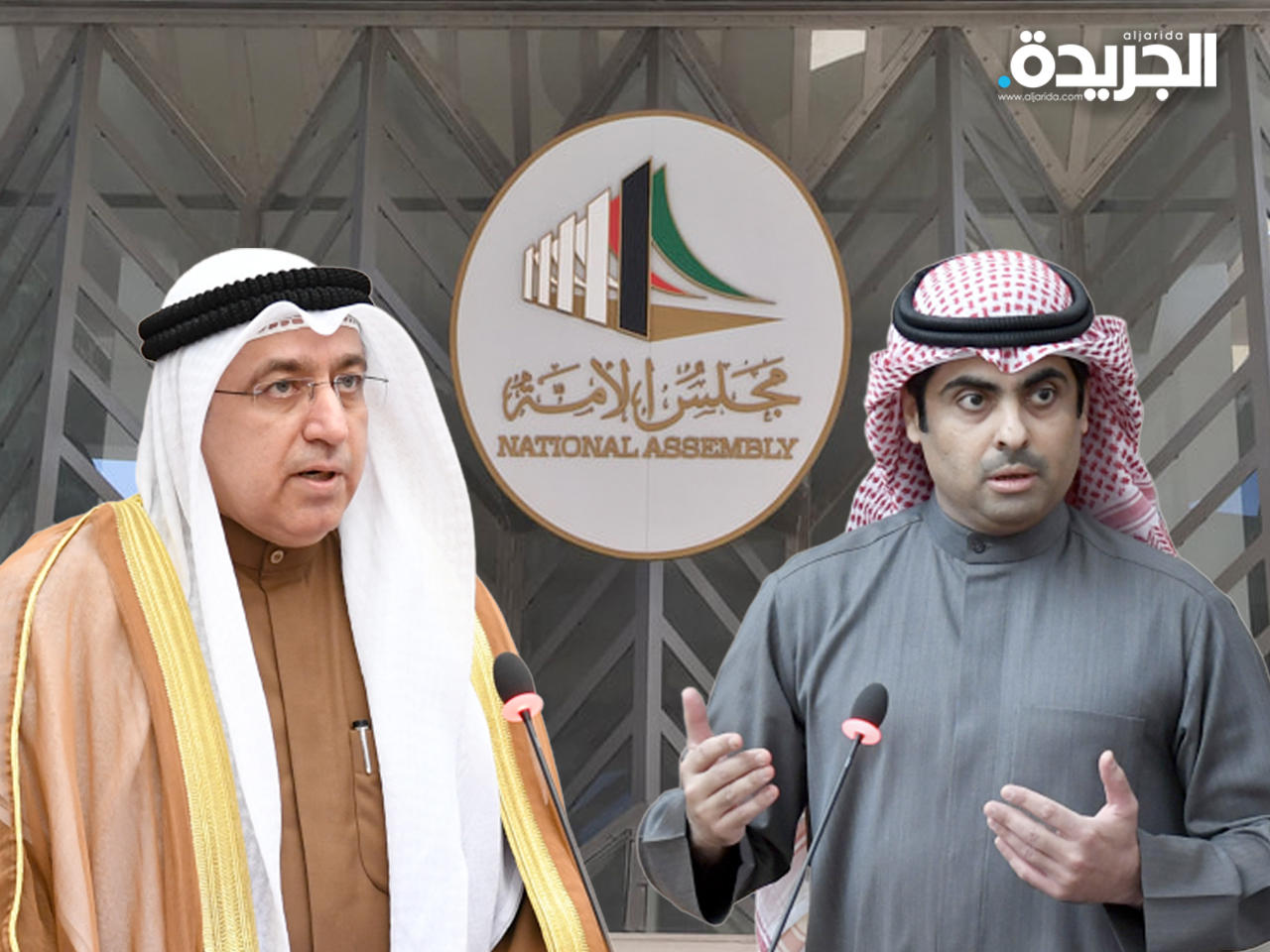 النائب رياض العدساني-وزير الكهرباء والماء د. محمد بوشهري. 