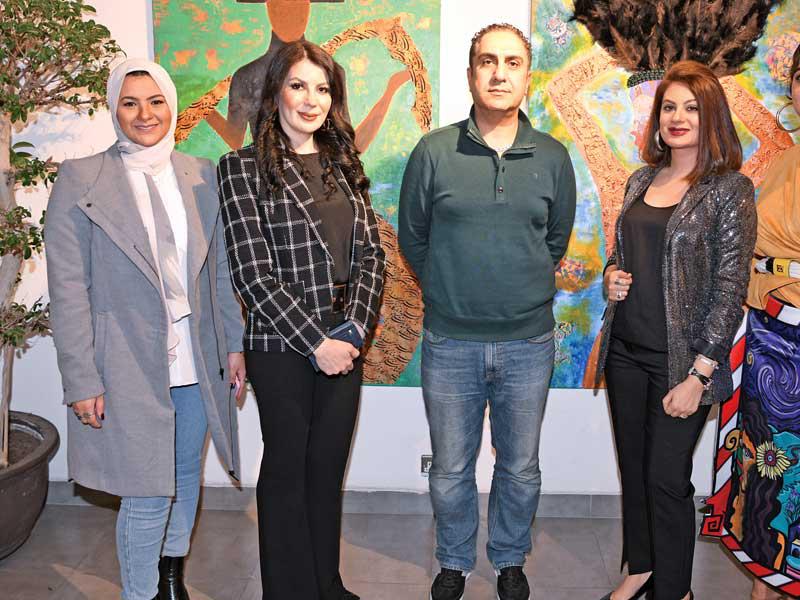 الفنانون الزلزلة وكمالي والحسيني ومحمدي والأباصيري