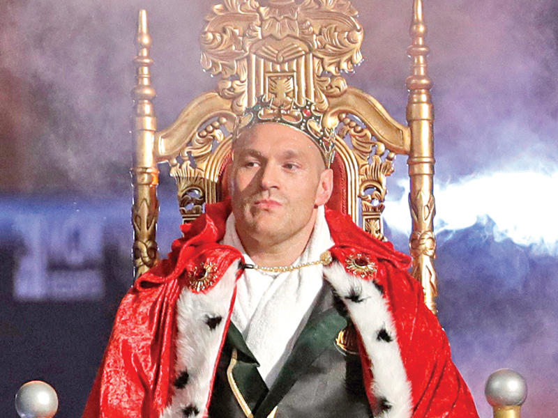 الملاكم البريطاني تايسون فيوري