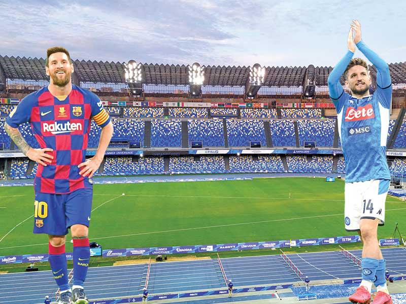   ميرتينز نجم نابولي - ميسي نجم برشلونة