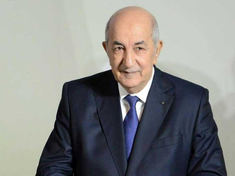 الرئيس الجزائري عبدالمجيد تبون