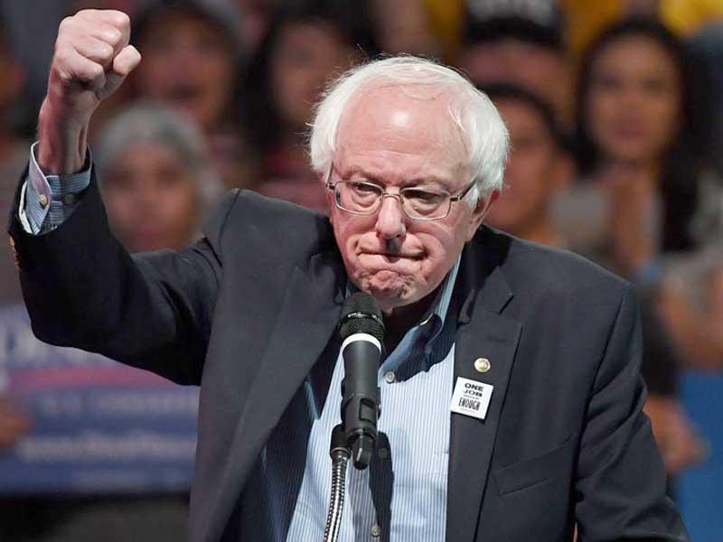 متصدّر الانتخابات التمهيدية لمرشحي الحزب الديمقراطي للرئاسة الأميركية بيرني ساندرز