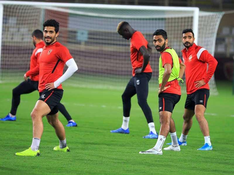 جانب من تدريب سابق للأهلي