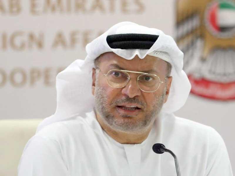 أنور قرقاش وزير الدولة الإماراتي للشؤون الخارجية