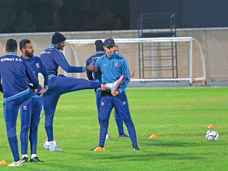 تدريبات سابقة لنادي الكويت