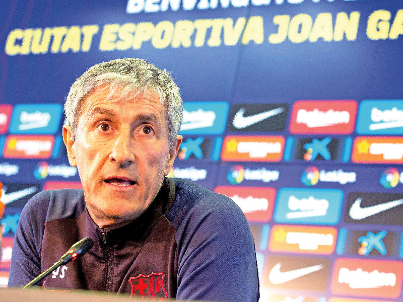 المدير الفني لنادي برشلونة الاسباني  كيكي سيتين