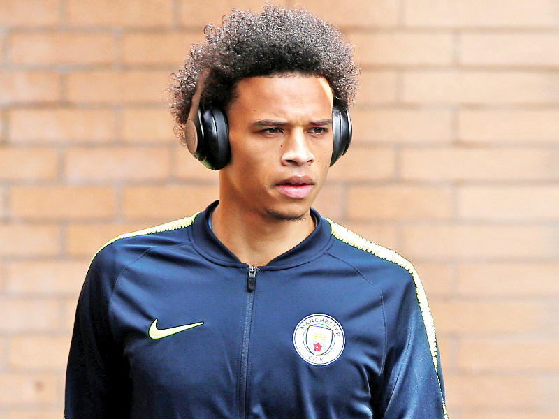 لاعب مانشستر سيتي  لوروا سانيه