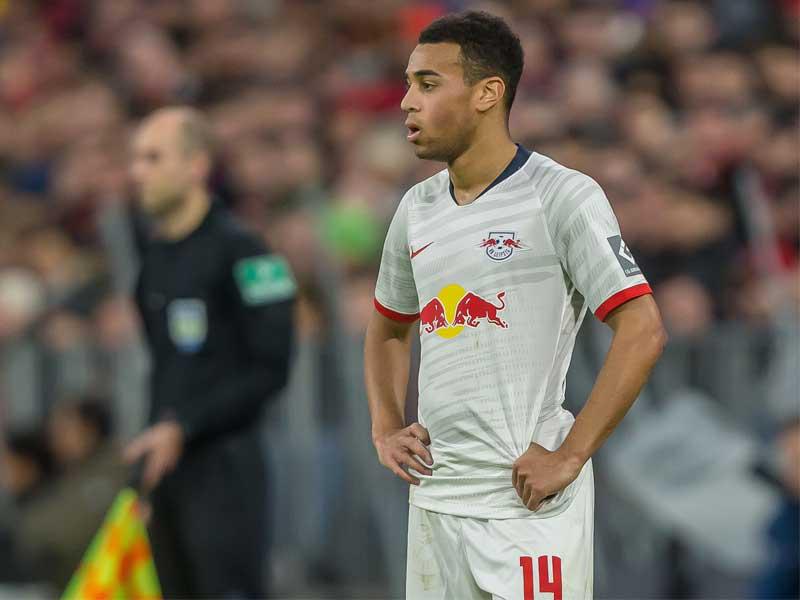 نجم فريق لايبزيغ الألماني لكرة القدم تايلر ادامز