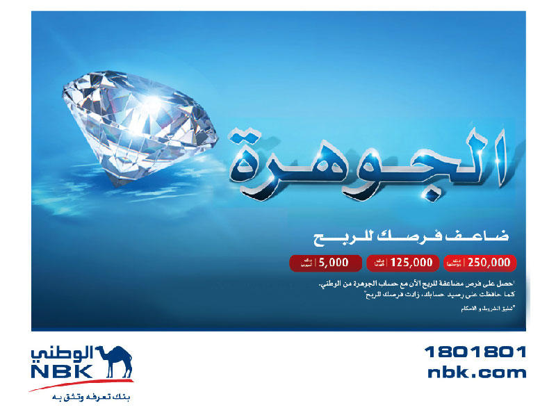 «الوطني» يعلن الفائز بسحب «الجوهرة» الشهري