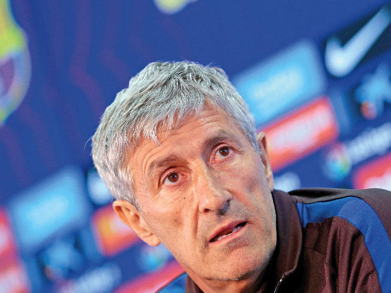 المدير الفني لبرشلونة كيكي سيتين