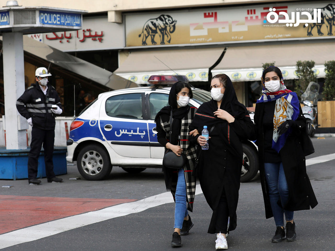 أجواء طهران وسط انتشار الفيروس