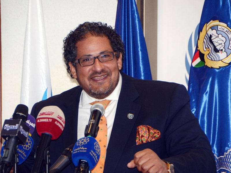 المدير الاقليمي لمكتب الأمم المتحدة لمكافحة المخدرات والجريمة لدول مجلس التعاون الخليجي القاضي د. حاتم علي