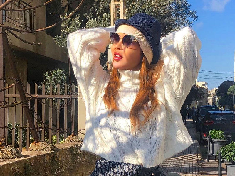 الفنانة اللبنانية رولا سعد