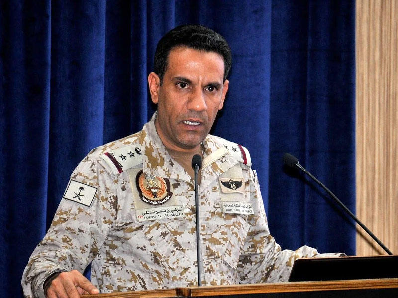 المتحدث الرسمي باسم قوات «التحالف»، العقيد الركن تركي المالكي