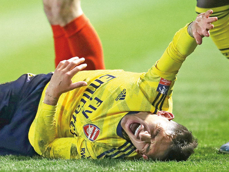 لاعب نادي ارسنال الانجليزي  لوكاس توريرا