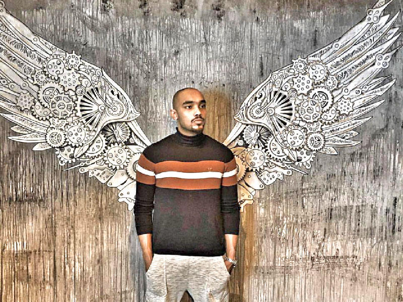 الفنان مبارك المانع 