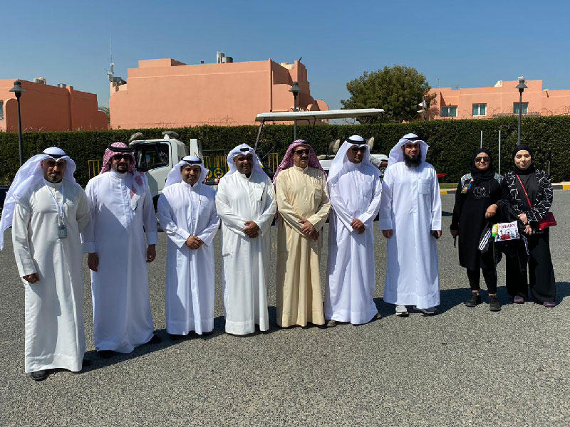 الطشة والعارضي ومسؤولون من جهات مختلفة أمام محجر منتزه الجون