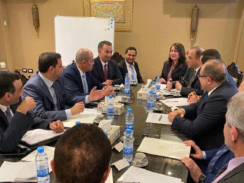 اجتماع وزراي ثنائي ضم معالي الدكتور طارق الحموري، وزير الصناعة والتجارة والتموين في المملكة الأردنية الهاشمية ومعالي الدكتور محمد سامر الخليل، وزير الاقتصاد والتجارة الخارجية في الجمهورية العربية السورية.